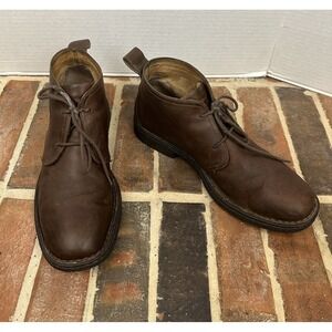 Born Mens Brown Leather Chukka Boots Lace Up Ankle Men's 11.5 Shoes